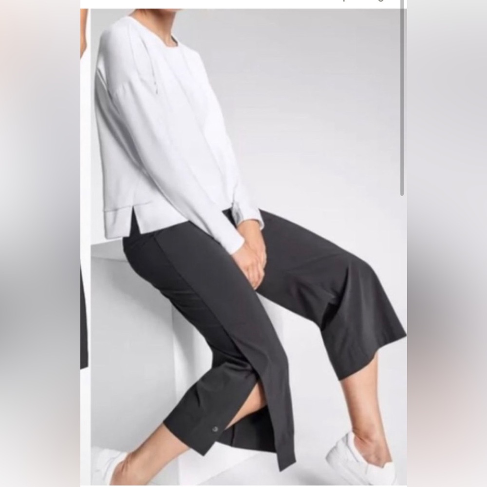 Athleta Tribeca Crop Pant - Black, Size 6